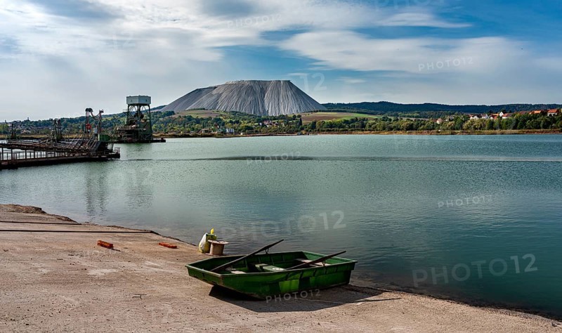 The Monte Kali tailings pile in Thuringia