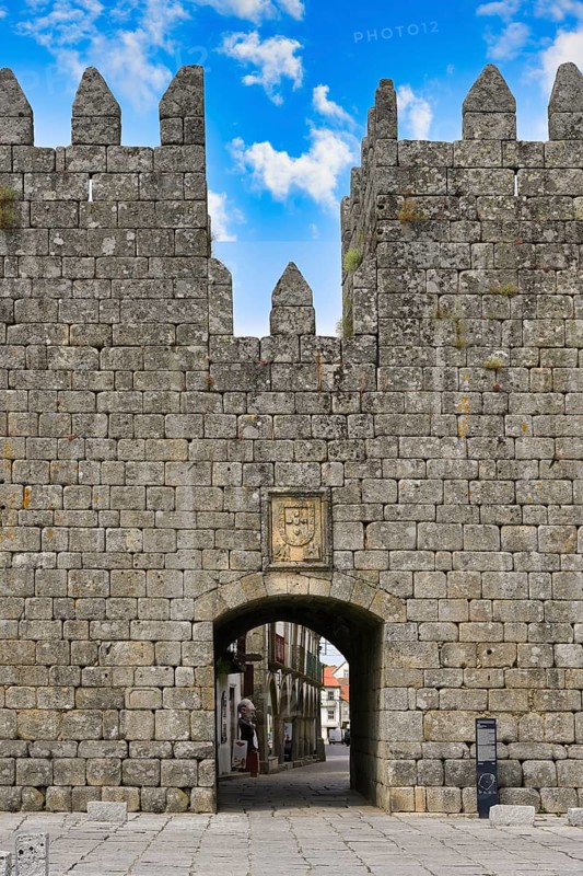 Partial view of King's gate
