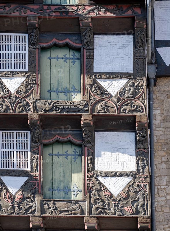 Woodcarvings at Huneborstel's House