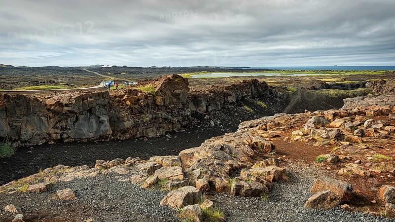 Continental Rift between North American and Eurasian Plates