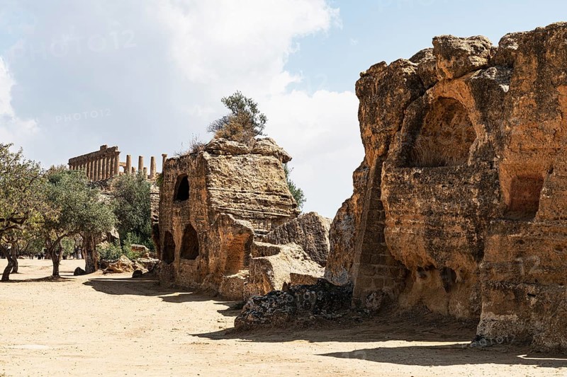 Burial caves