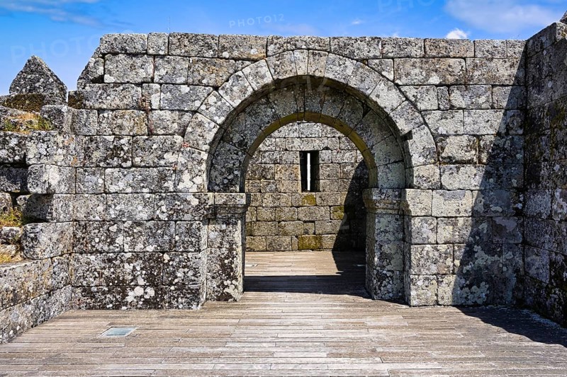 Castle inner courtyard