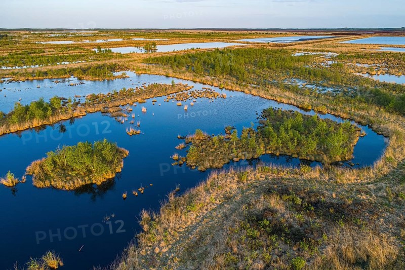 Aerial view of the Goldenstedt Moor