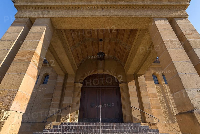 Entrance portal of the church of St. Willibald