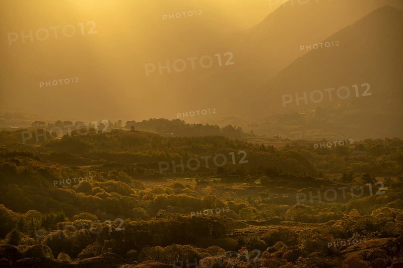 Light mood with autumn landscape