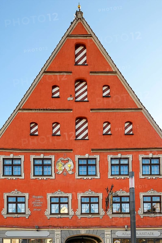 Red facade