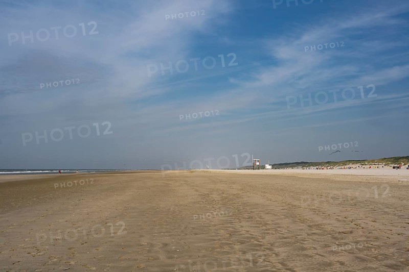 Long empty sandy beach