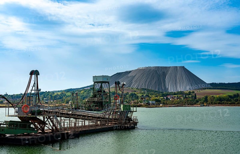 The Monte Kali tailings pile in Thuringia