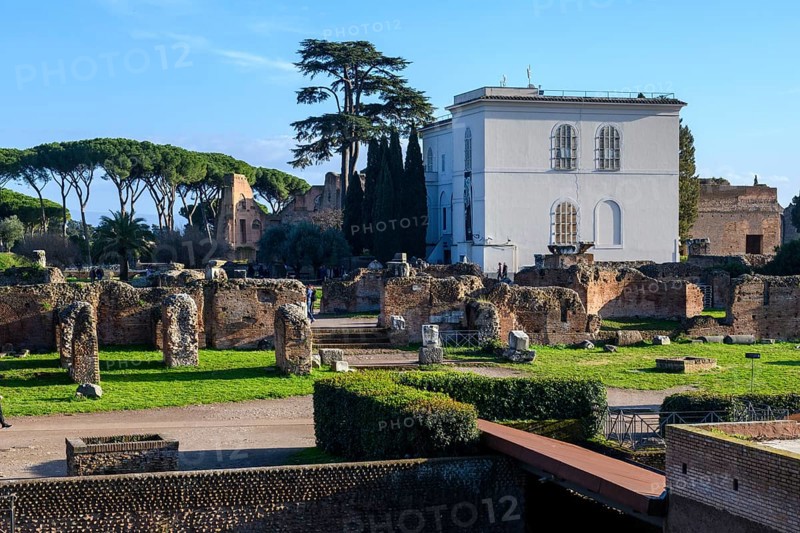 View of Palatine Museum on Palatine Hill