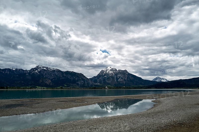 Forggensee near Rieden am Forggensee
