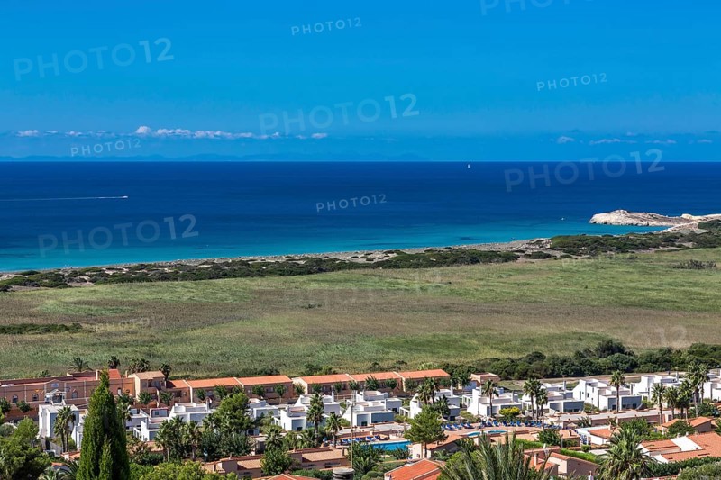 View of Son Bou and the sea