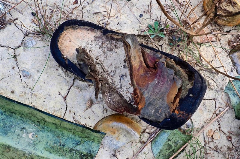 Fragment of sandal