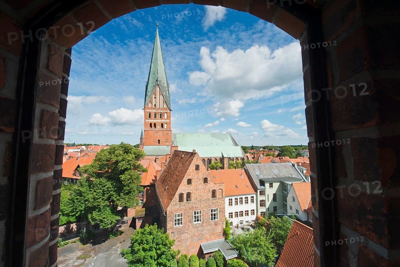 View of St. Johannis Church from the water tower