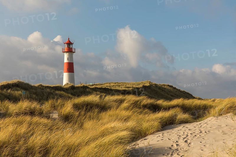 List East lighthouse in the dunes