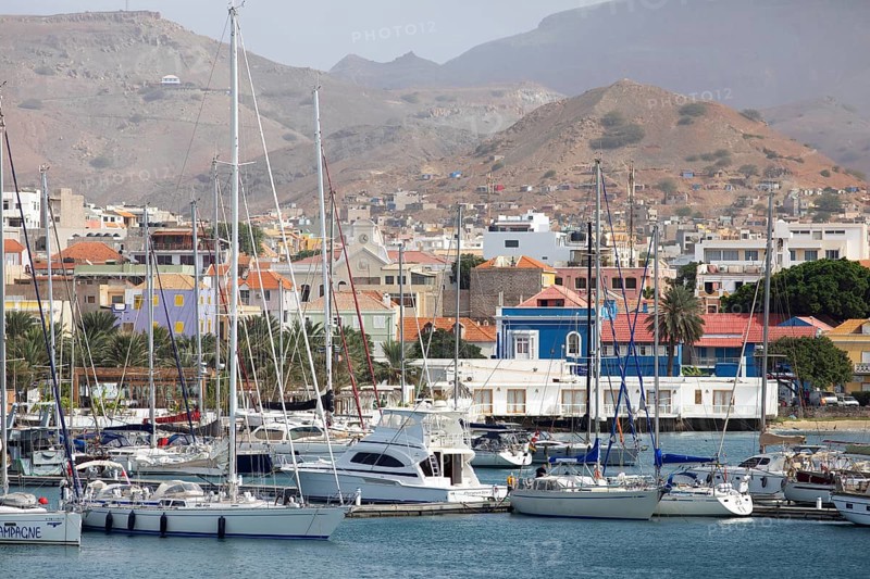 Mindelo harbour bay