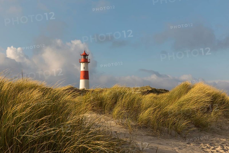 List East lighthouse in the dunes
