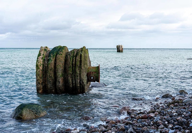 The former tide gauge house at Cape Arkona on the island of Ruegen