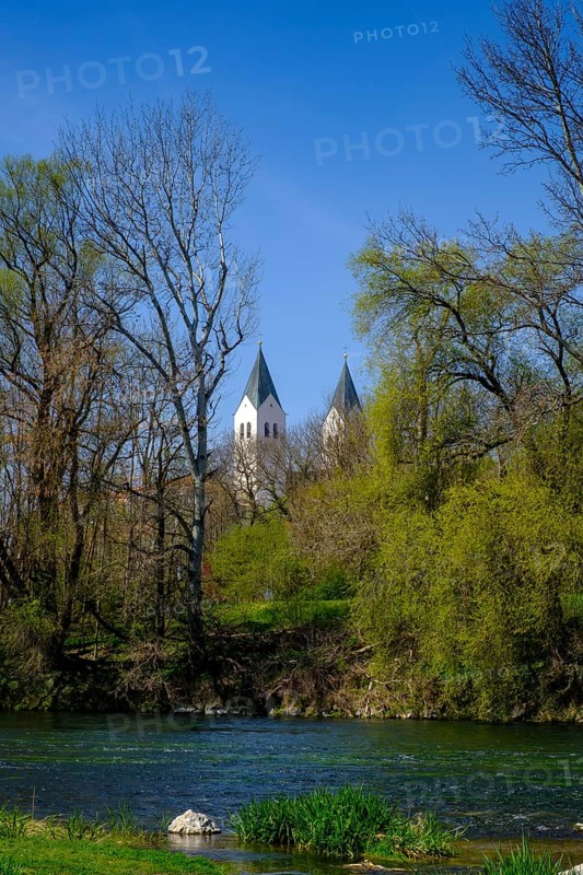 Freising Cathedral and Isar River
