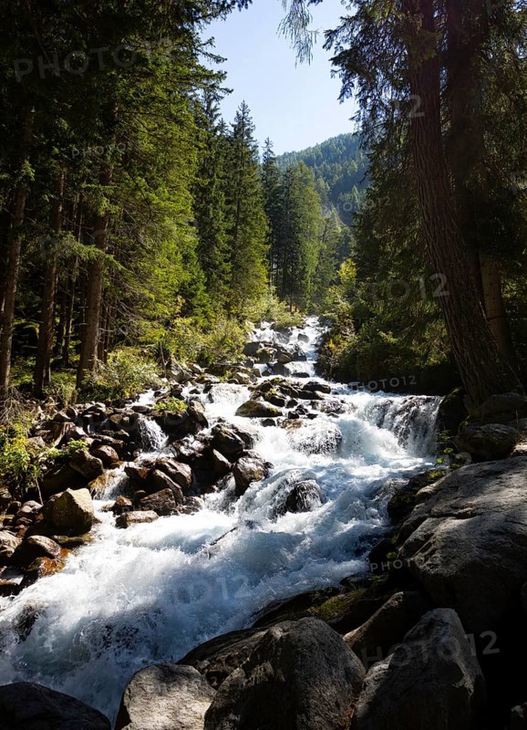 Horlachbach below the Stuibenfall near Umhausen
