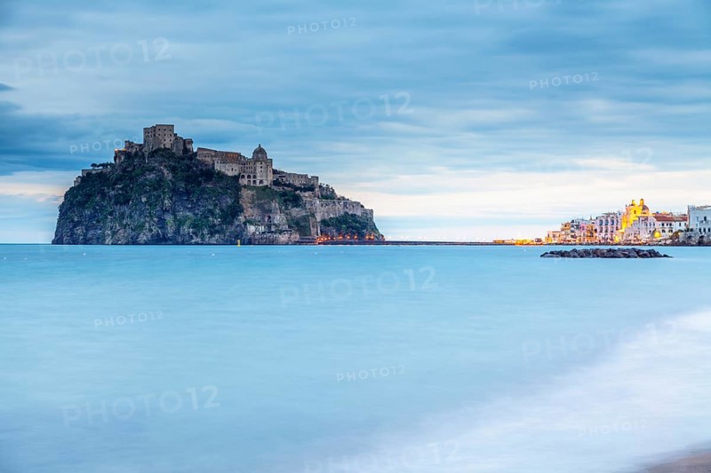 The Castello Aragonese on the island of Ischia