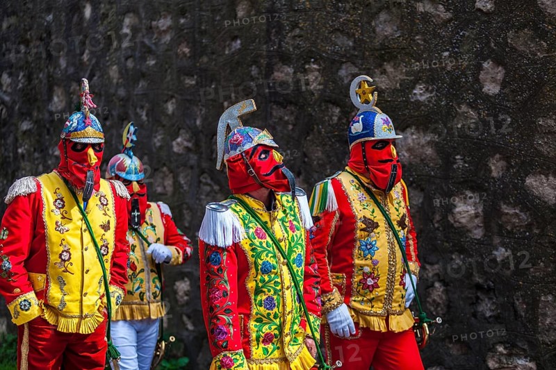The unique attire of the Judei on Good Friday at the mountain village of San Fratello
