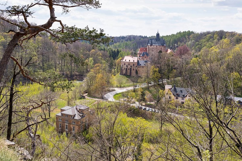 Kriebstein Castle in the Zschopau Valley