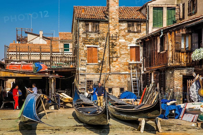Gondola Yard on Rio San Trovaso