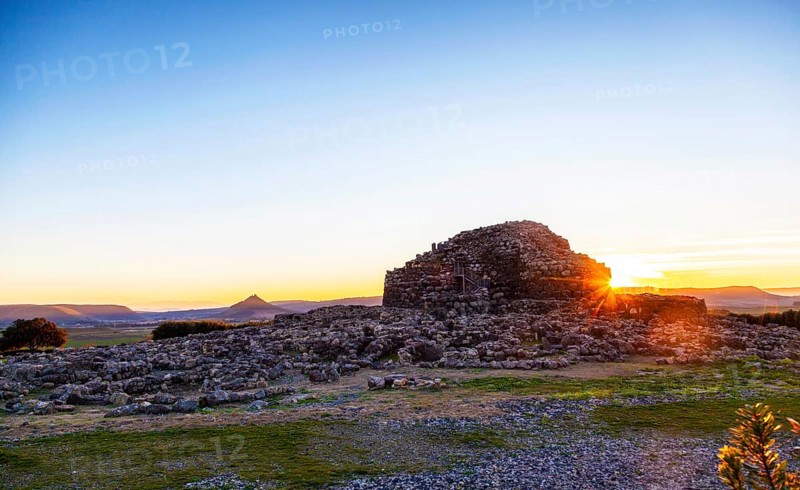 The Nuraghe of Su Nuraxi or Su Nuraxi di Barumini one of the most important nuragic archeological sites in Barumini