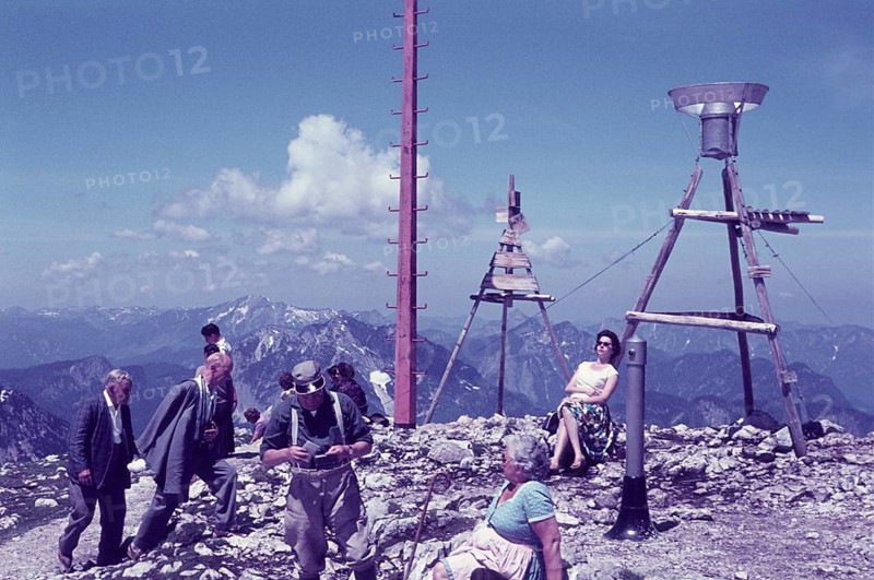Sunbathing on the Hohe Krippenstein