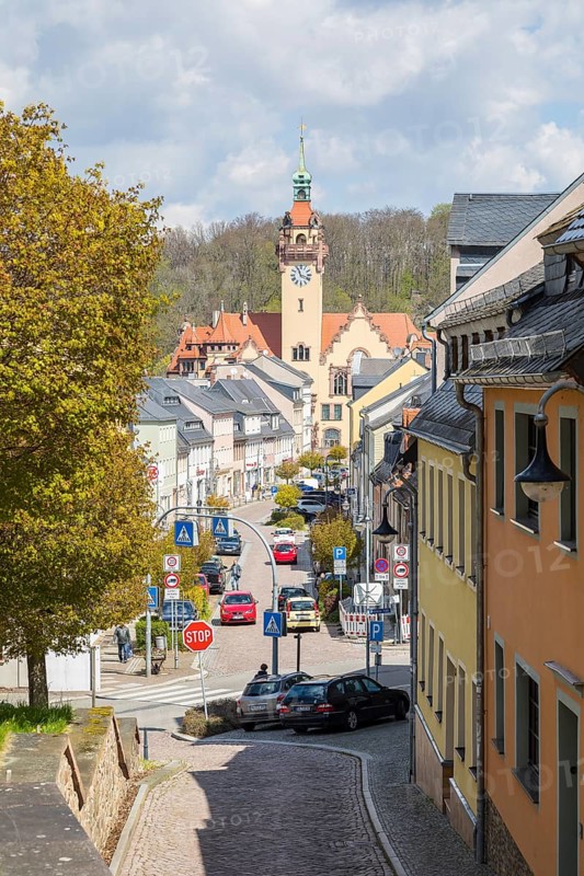 Obermarkt with town hall