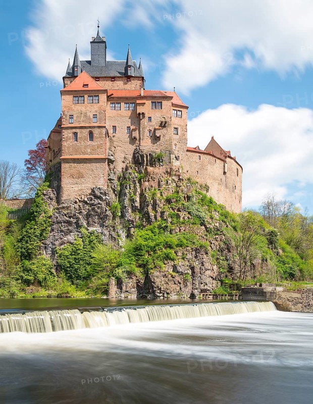 Kriebstein Castle with Zschopau