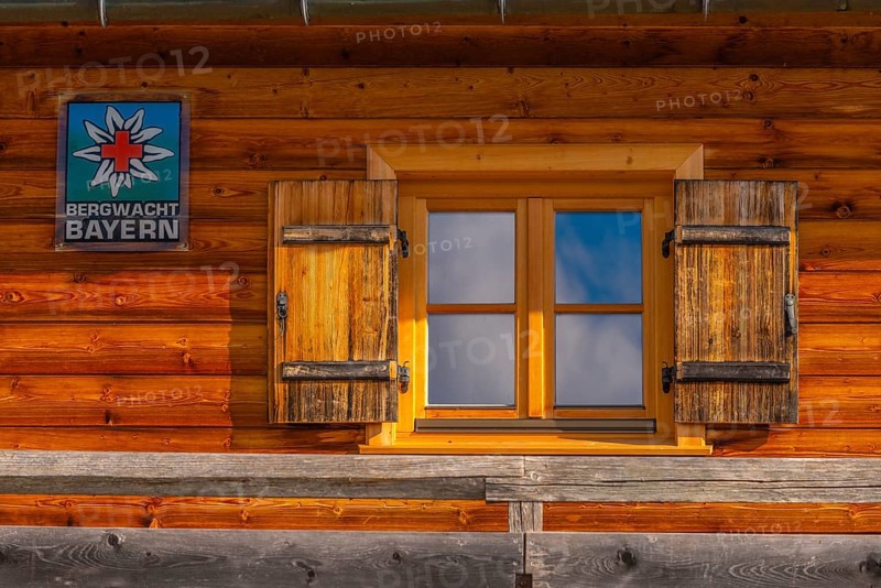 Mountain rescue station at Winklmoosalm