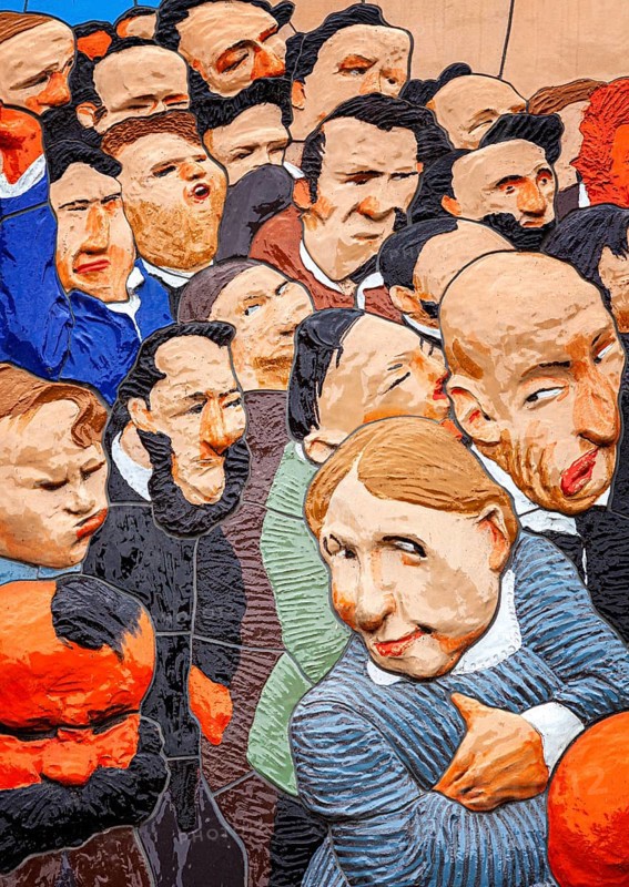 Mural in the Old Town by Friedrich Hecker