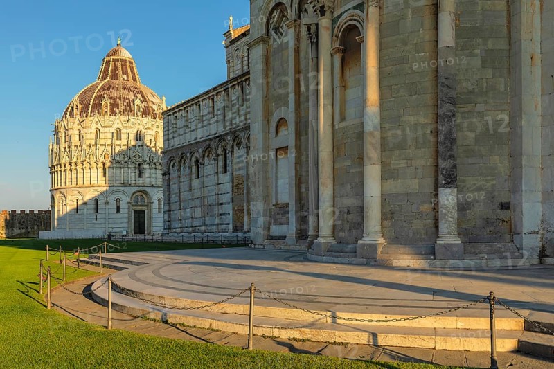 Cathedral of Santa Maria Assunta with Baptistery in Piazza dei Miracoil