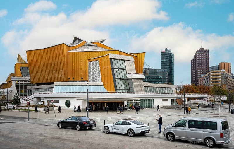 The Philharmonie in Herbert von Karajan Strasse