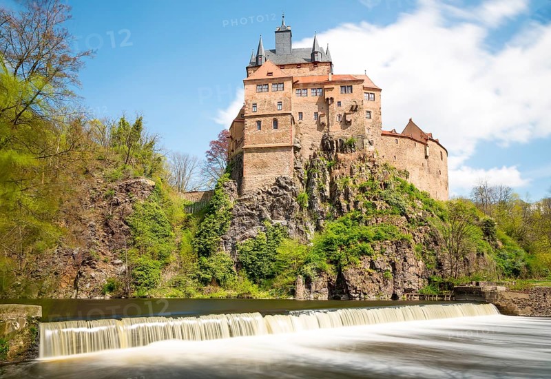 Kriebstein Castle with Zschopau