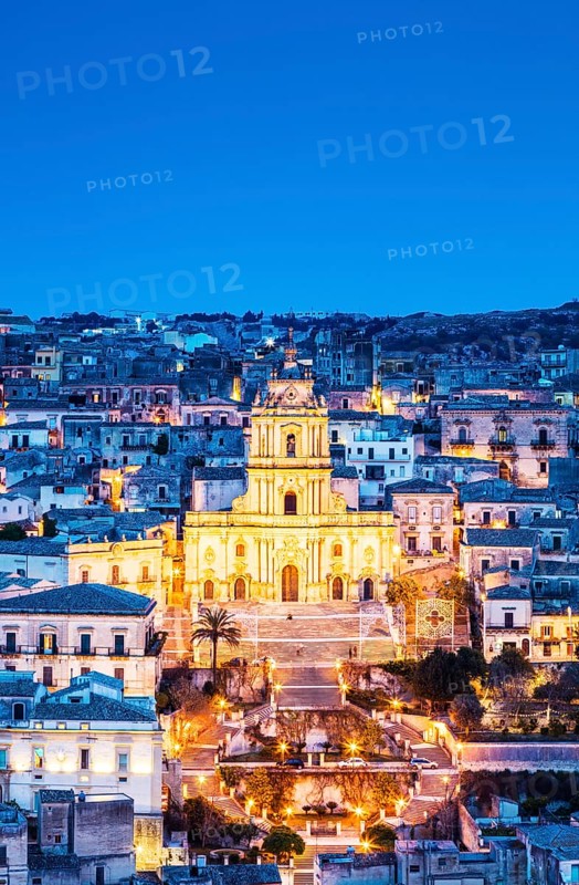 The Duomo and old town of Modica