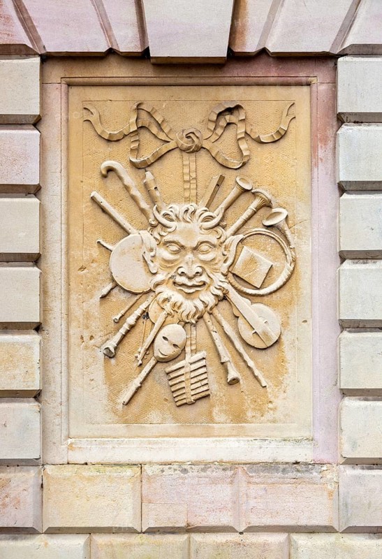 Carved panel of Pan