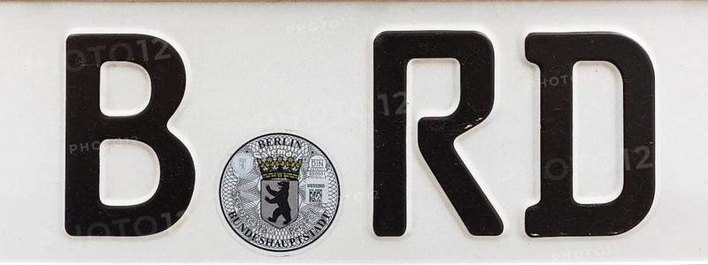 Number plate