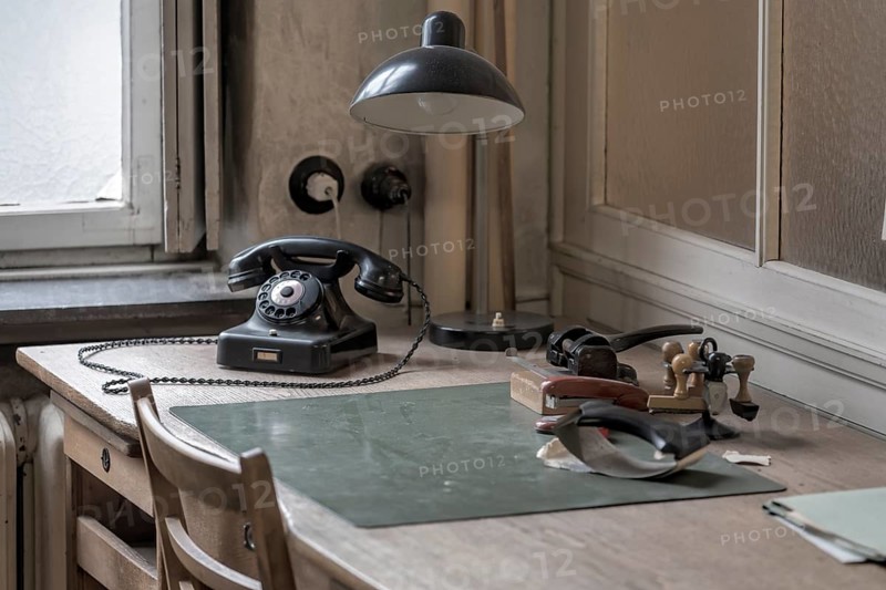Historic Linen Factory Bielefeld historic desk