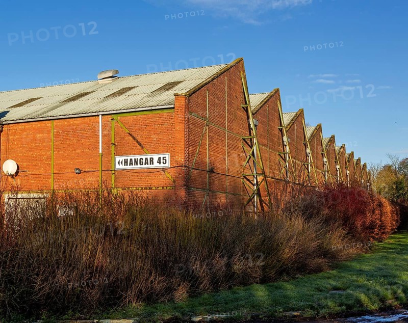Hangar 45 building former RAF military base