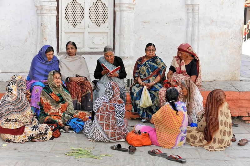 Old Nepalese women
