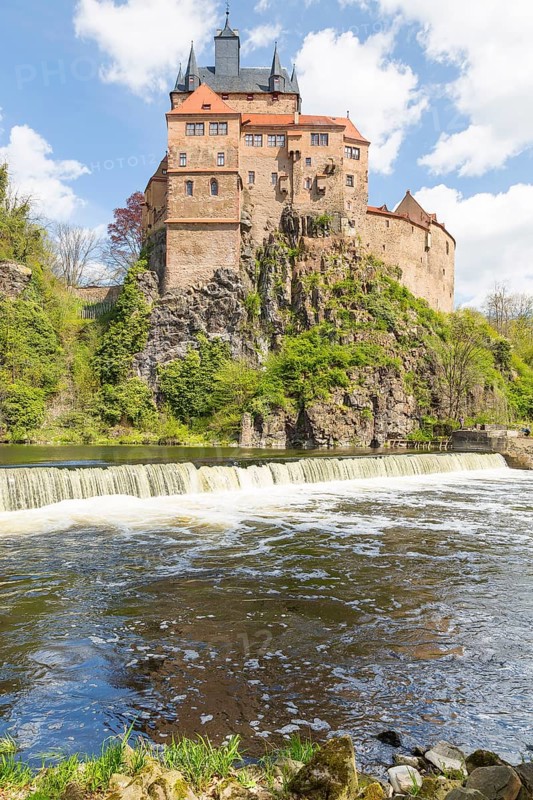 Kriebstein Castle with Zschopau