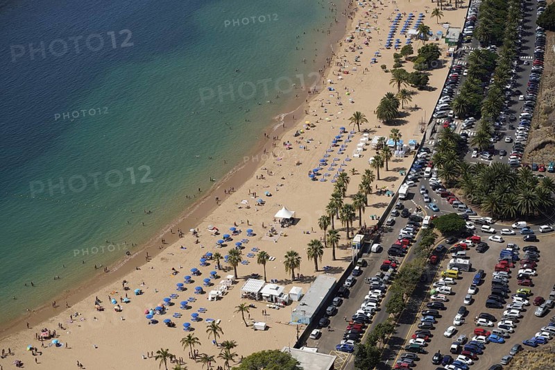 The beach Playa de Las Teresitas