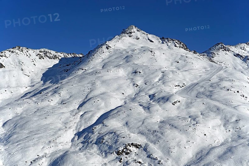 Snow-covered Mont Vallon