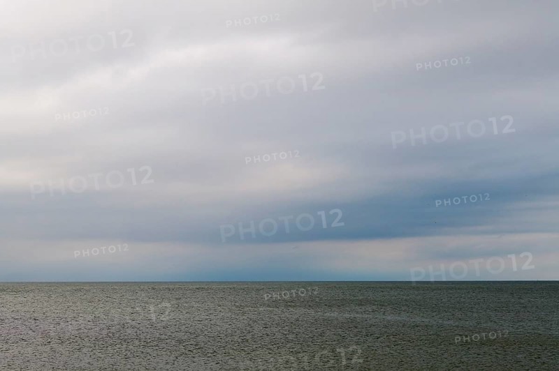 North sea with clouds