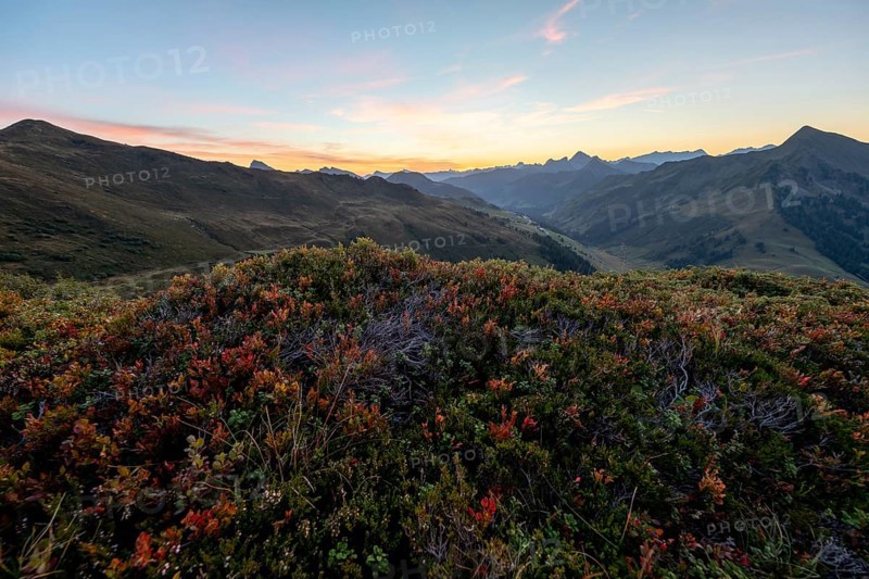 Sunrise on Portlakopf in autumn