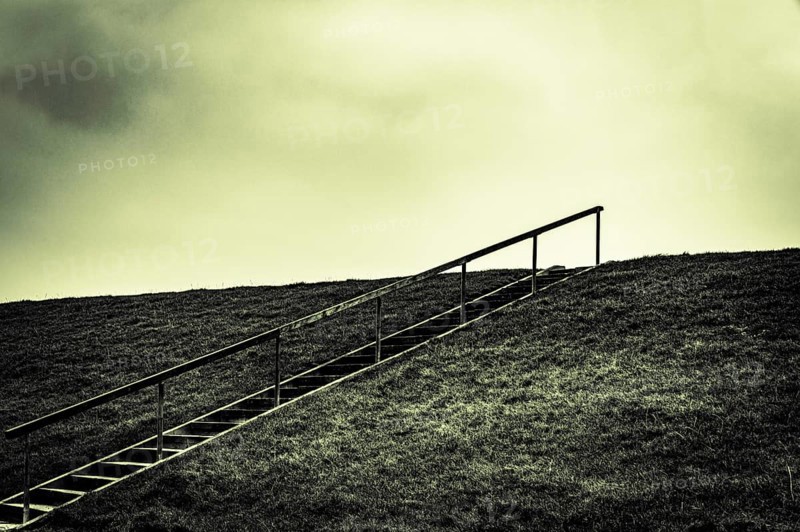 Stairs on dune