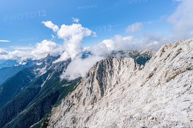 View from the west summit of Hohe Munde