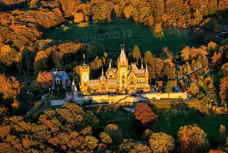 Drachenburg Castle from 1884